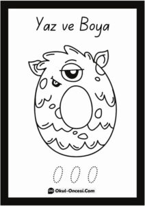 Sıfır Rakamı Çalışma Sayfası