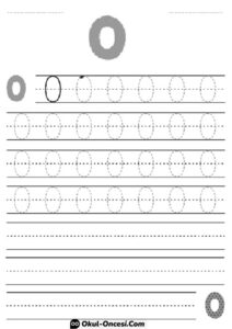 Okul Öncesi Sıfır Rakamı Çalışma Sayfası