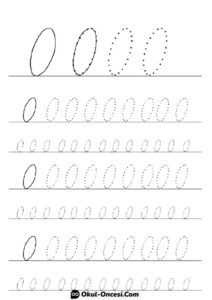 Okul Öncesi Sıfır Rakamı Çalışma Sayfası