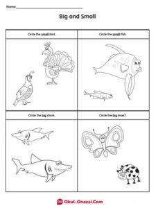 büyük küçük çalışması