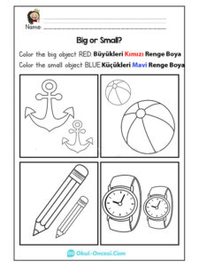 büyük küçük kavramlar